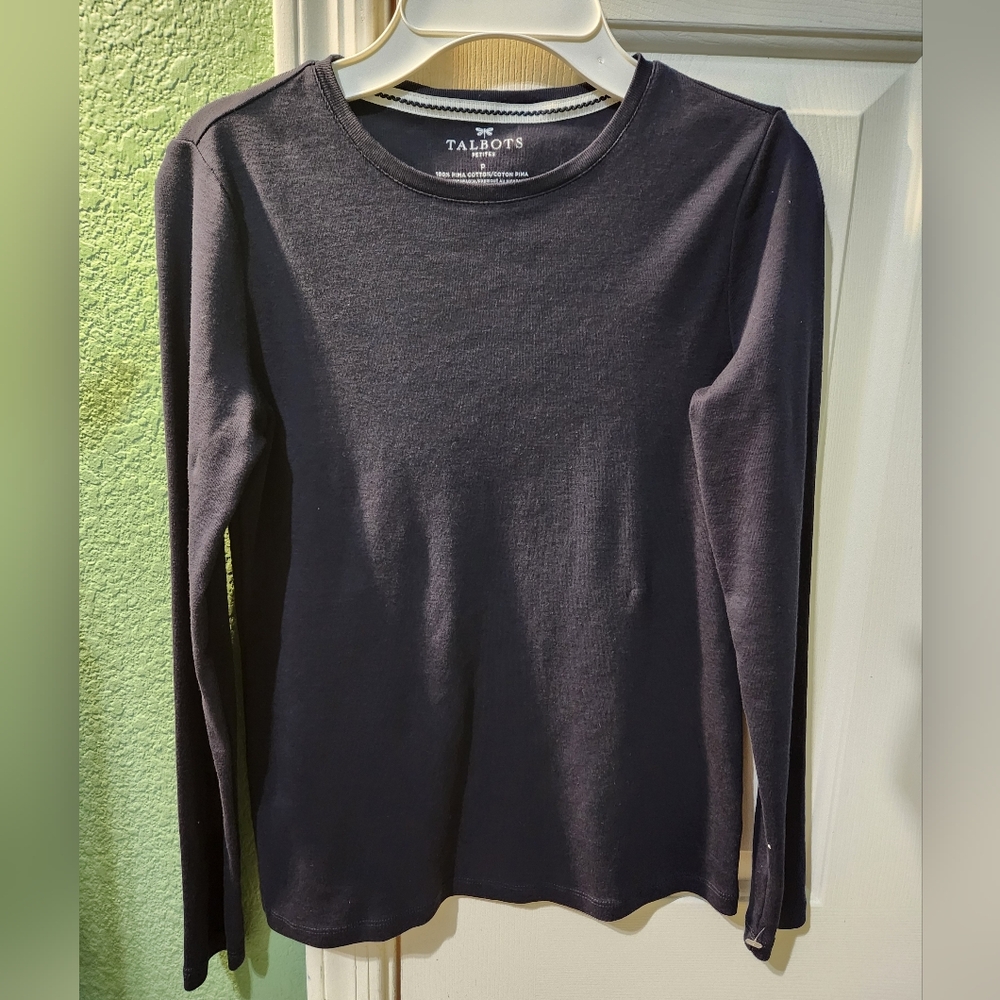 Talbots Petite Long Sleeve Top